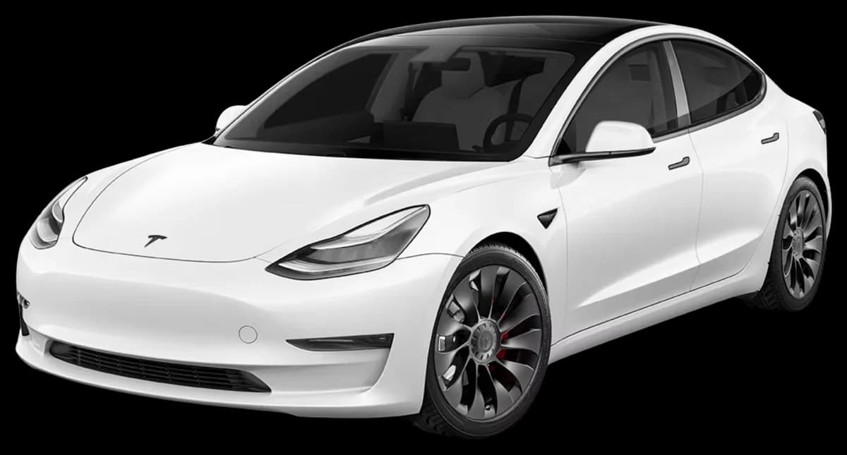 Tesla Model 3 shown with window tint